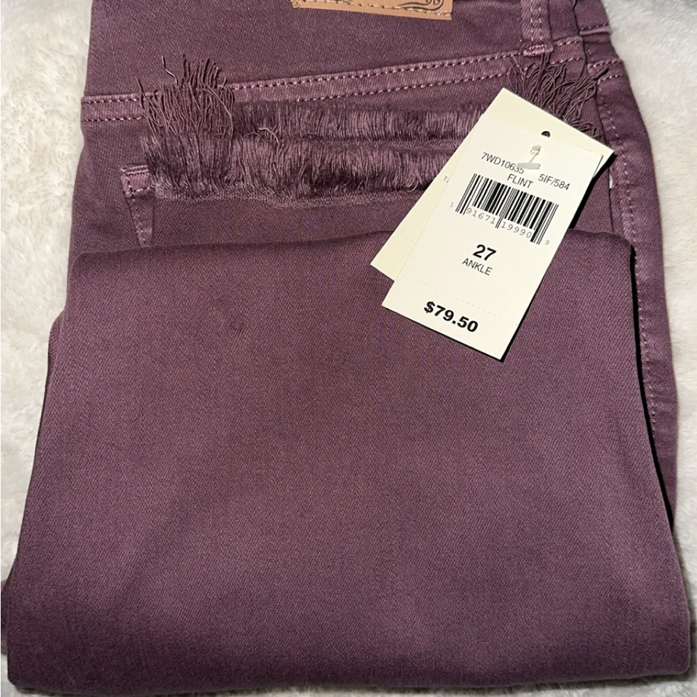 Lucky Brand Purple Ankle Cropped Jeans